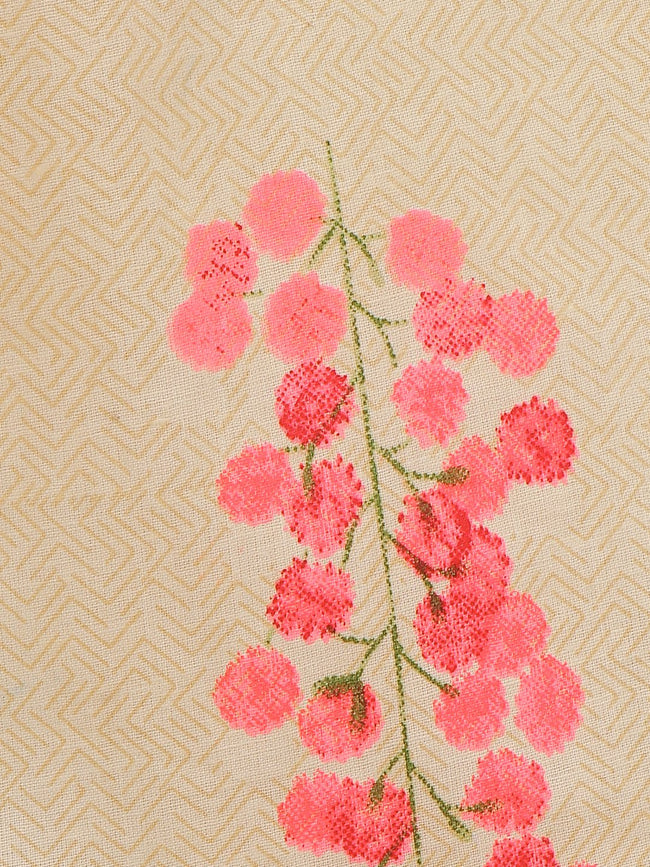 Lilpicks Beige Sleeveless Strapy Flare Dress