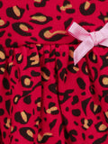 Lilpicks  Maroon and Multi All Over Printed Pack of 2 Bow Flared Dress