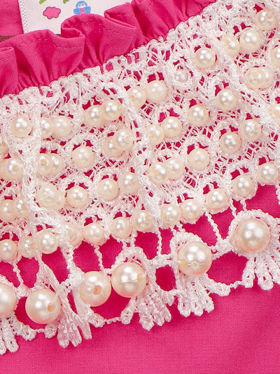 Lilpicks Magenta Pearl Color Full Sleeve Top