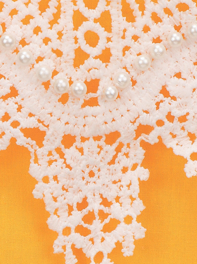 Lilpicks Yellow Pearl Color Full Sleeve Top