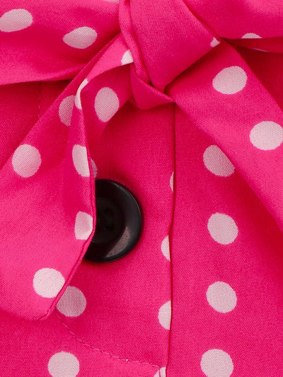 Lilpicks Pink And Yellow Polka Print Pack Of 2 Shorts