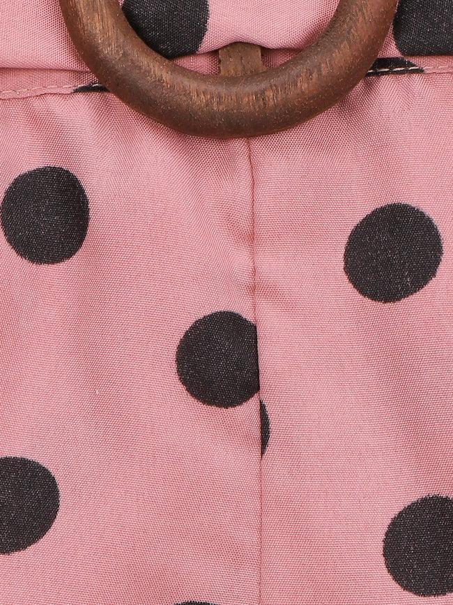 Lilpicks Blue And Peach Polka Print Pack Of 2 Shorts