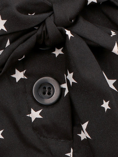 Lilpicks Black And Pink Polka Print Pack Of 2 Shorts