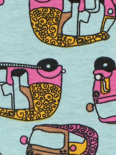 Lilpicks Auto and Skateboard Print Pack of 2 Dress