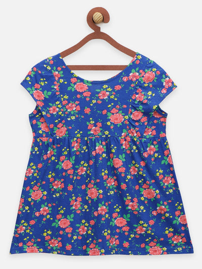 Lilpicks Floral and Unicorn Print Pack of 2 Dress