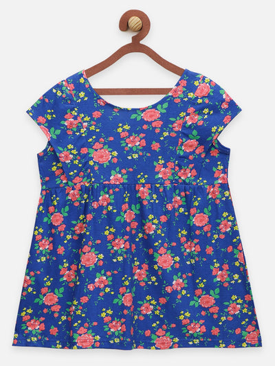 Lilpicks Floral and Unicorn Print Pack of 2 Dress