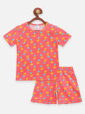 Lilpicks Cool Pineapple Print Shorts Nightsuit