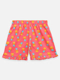 Lilpicks Cool Pineapple Print Shorts Nightsuit