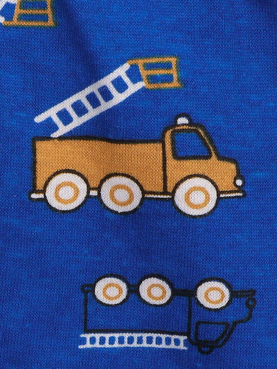 Lilpicks Crane Print Shorts Nightsuit