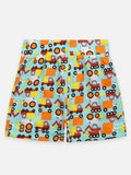 Lilpicks Vehicle Print Shorts Nightsuit