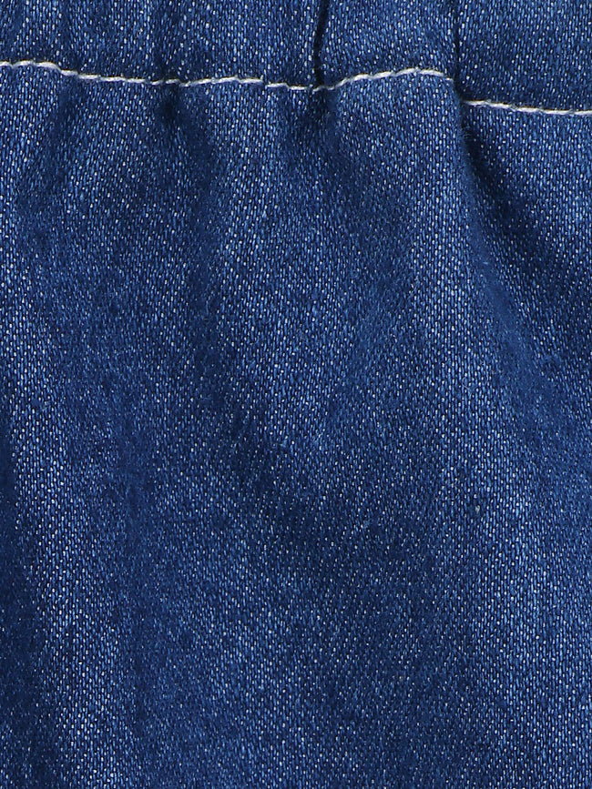 Rainbow Crop top with Denim shorts Co-ord Set