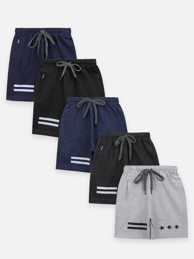 Star Print Pack of 5 Shorts