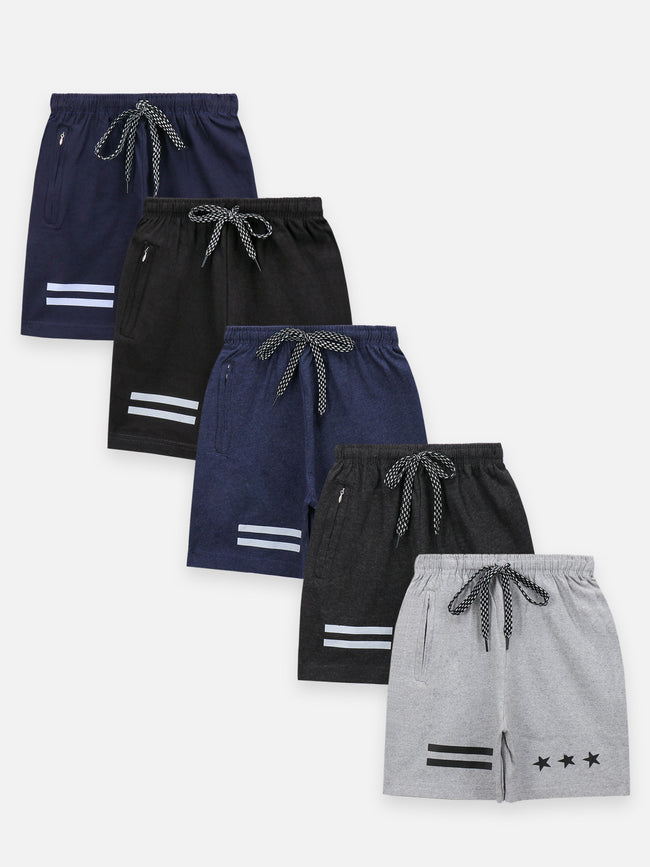Star Print Pack of 5 Shorts