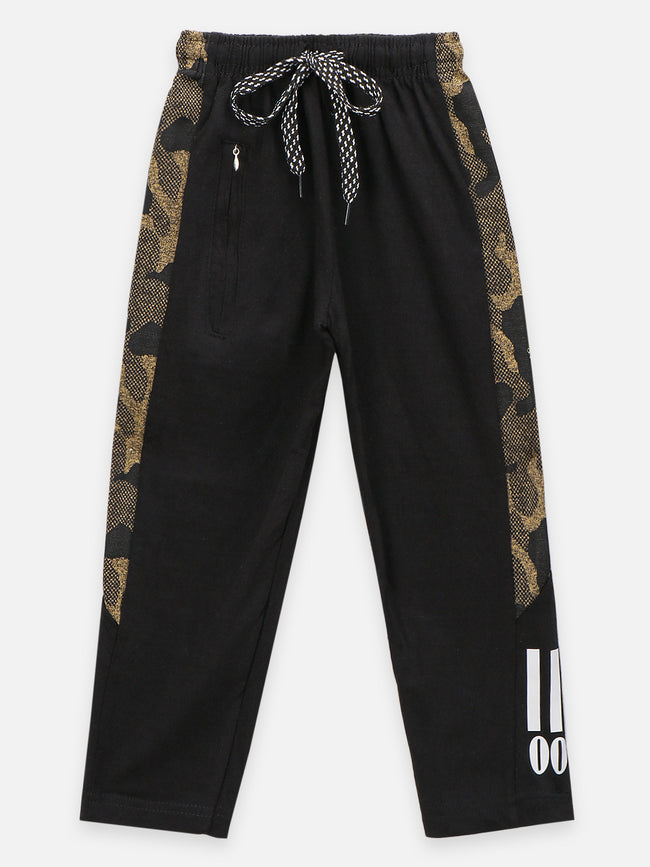 Army Print Panel Pack of 5 Track Pants