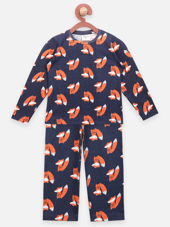 LilPicks Funky Animal Print Nightsuit