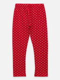 Meow Red black Pack of 2 Leggings