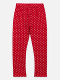 Meow Red black Pack of 2 Leggings