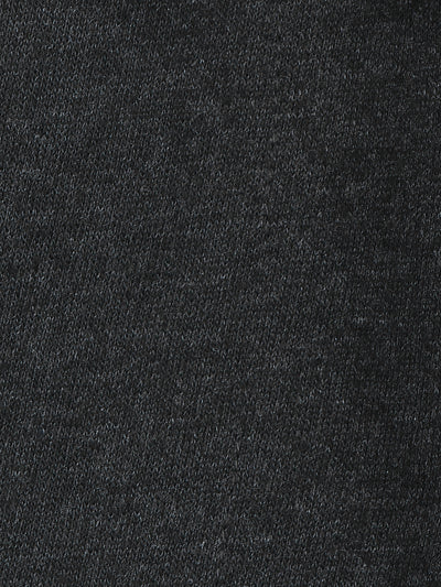 Dark Grey Knee Quilted Fleece TrackPant