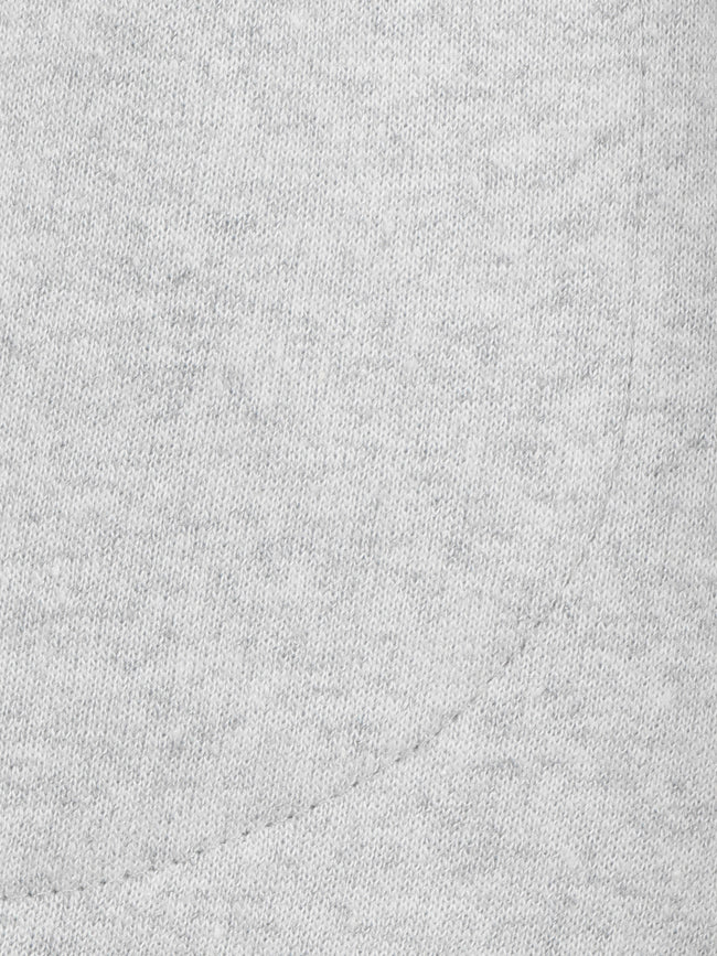 Grey Knee Quilted Fleece TrackPant