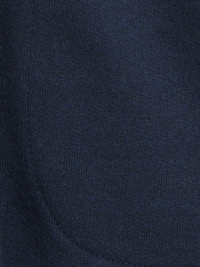 Blue Knee Printed Track Pant