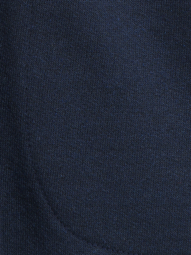 Blue Knee Printed Track Pant