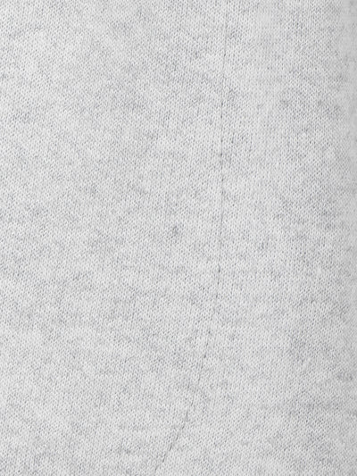 Melange Grey Knee Printed Fleece TrackPant