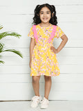 Lemon Yellow Ruffles Dress