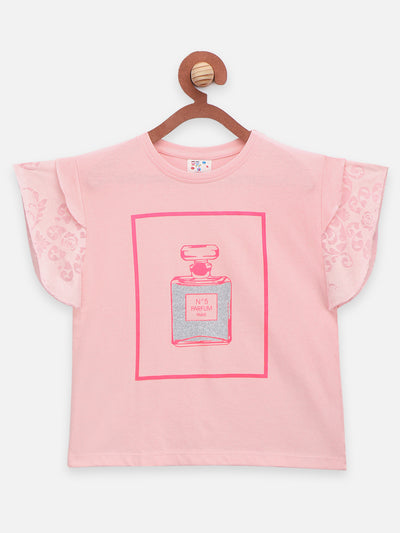 Green Peach Flared Sleeves Top - Pack of 2