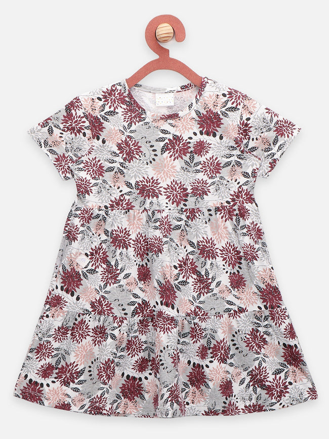 Multicolor Funky Print Tiered Dress - Pack of 2