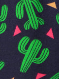 Black Green Funky Print Leggings - Pack of 2
