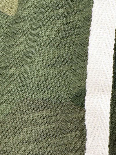 Green Beige Army Print Jogger Pant - Pack of 2