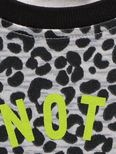 Black Grey Cool Print T-shirt - Pack of 2