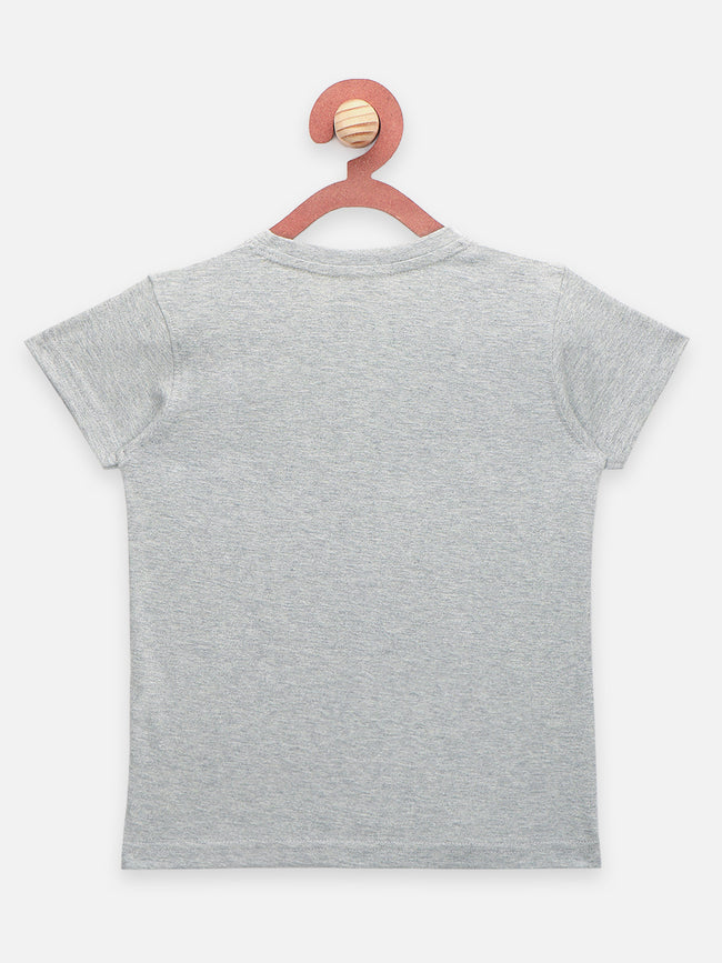 Black Grey Cool Print T-shirt - Pack of 2