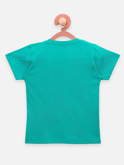 Black Green Game Over Print T-shirt - Pack of 2