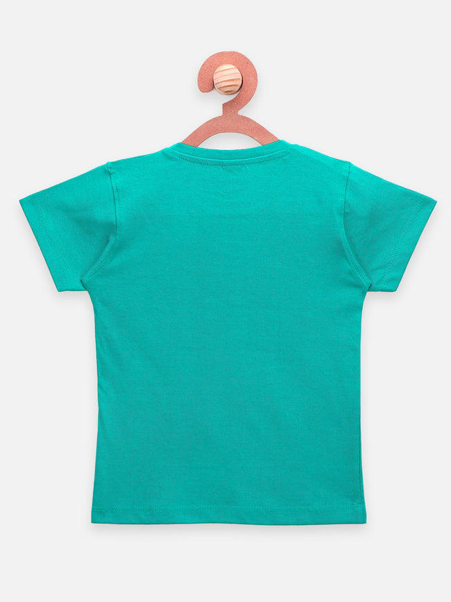 Black Green Game Over Print T-shirt - Pack of 2