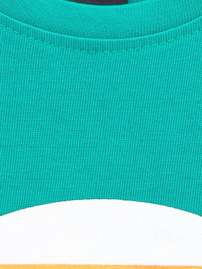 Black Green Game Over Print T-shirt - Pack of 2