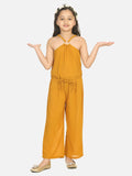 Mustard Ring Design Full Jumpsuit
