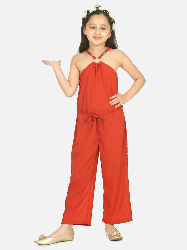 Rust Ring Design Full Jumpsuit
