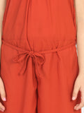 Rust Ring Design Full Jumpsuit