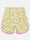 Floral Print Stylish Girls Shorts