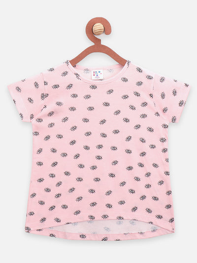 Evil Eye & Floral Print Top Pack of 2