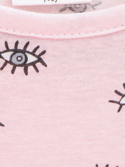 Evil Eye & Floral Print Top Pack of 2