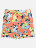 Floral Print Drawstring Shorts Pack of 2