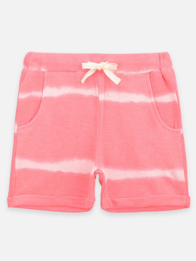 Floral Print Drawstring Shorts Set of 2