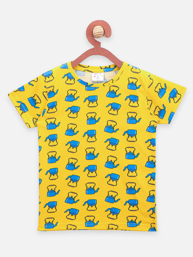 Kettle Printed Summer Cool T-shirt Pack of 2