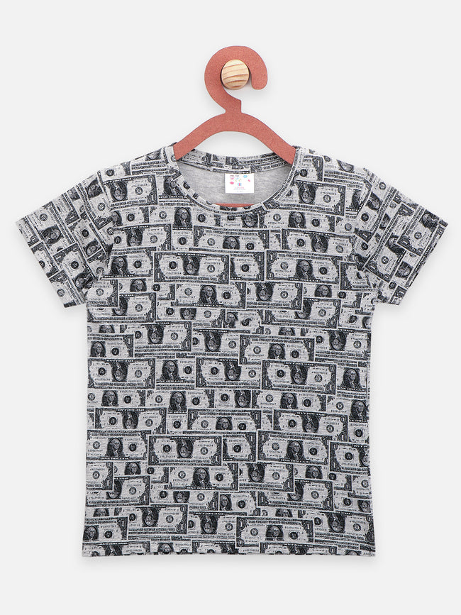 Funky Dollar Printed Summer Cool T-shirt Pack of 2