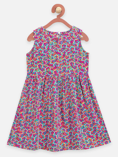 Pack of 2: Printed Dresses for Girls