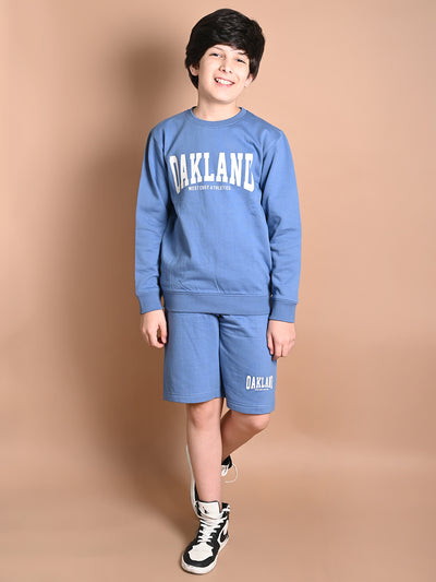 Oakland Printed Sweatshirt with Shorts