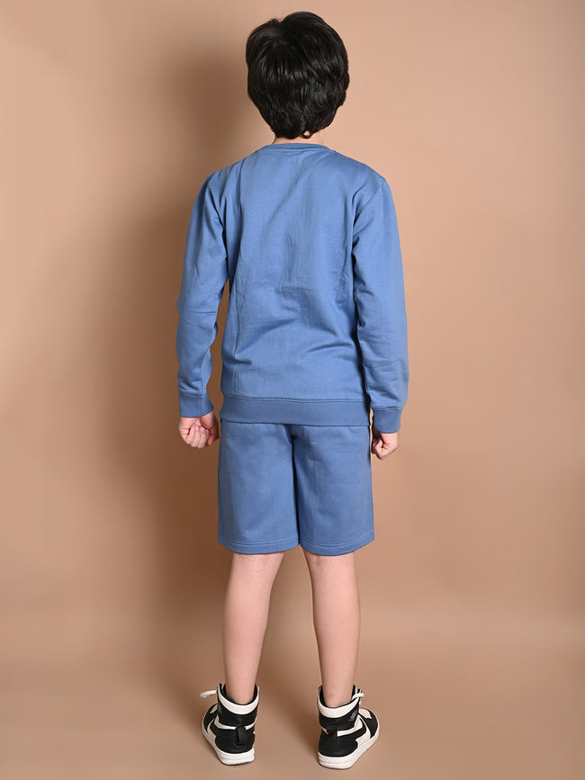 Oakland Printed Sweatshirt with Shorts