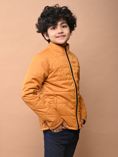 Front Zip Open Bomber Jacket